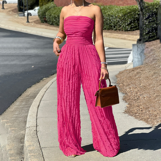 🥂 Fresh for 2026 | Strapless Statement Jumpsuit | Turn Heads at Every Party ✨【-60%】