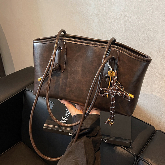 💐50% OFF ! Vintage Tote Bag – PU Leather, Daily Essential 🎒💫【2026 Special Offer】