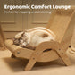 ⏳🔥LIMITED-TIME 50% OFF! ⏰🎉 2026 Sale — Over 15,000 Sold!🐱 2‑in‑1 Sisal Cat Scratching Lounger‑Wood Frame Curved Cat Rest Bed 🛋️