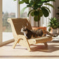 ⏳🔥LIMITED-TIME 50% OFF! ⏰🎉 2026 Sale — Over 15,000 Sold!🐱 2‑in‑1 Sisal Cat Scratching Lounger‑Wood Frame Curved Cat Rest Bed 🛋️