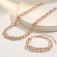 💎 Double the Sparkle | Leaf Link Necklace & Bracelet | 2026 Hot Style 🌟【Set Offer】