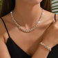 💎 Double the Sparkle | Leaf Link Necklace & Bracelet | 2026 Hot Style 🌟【Set Offer】