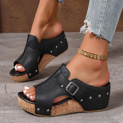 💐50% OFF ! Woven Platform Sandals – Chic & Stable All Day Long 🌺💃【Flash Sale】