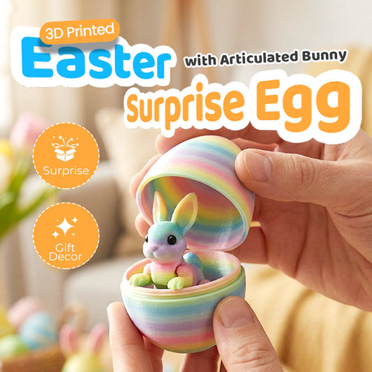 💐50% OFF ! Easter Decorative Egg – Articulated Bunny for Collectors 🎁🌷【Holiday Special】