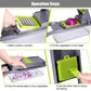 💐50% OFF ! Vegetable Cutter with Finger Guard – Safe & precise for the whole family 🛡️🍅【Flash Sale】