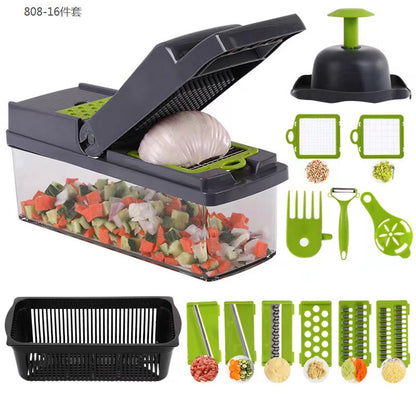 💐50% OFF ! Vegetable Cutter with Finger Guard – Safe & precise for the whole family 🛡️🍅【Flash Sale】