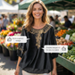 👚 LIMITED-TIME 50% OFF! 💥 Women's Embroidered Cotton-Linen Blend Blouse – Floral Cutouts, Round Neck, Relaxed Fit ✨