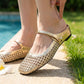 💐50% OFF ! Women‘s Woven Mary Jane Mules – Trendy Square Toe 👡✨【Limited Stock】