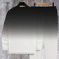 Men's Gradient Color Crewneck Tracksuit Set