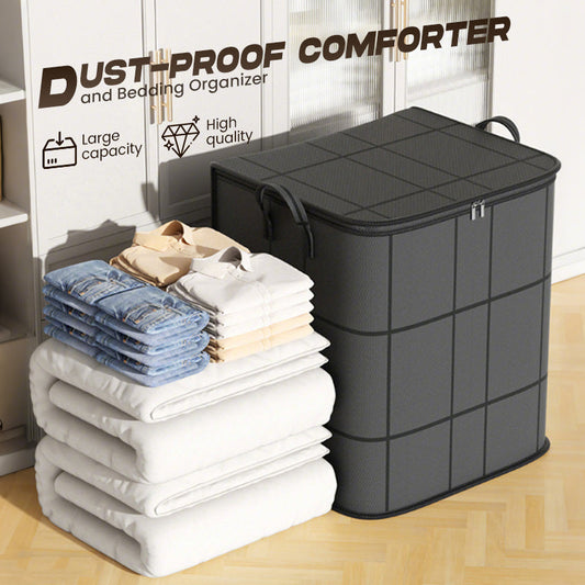 🛏️ LIMITED‑TIME 50% OFF! 📦 Heavy‑Duty Bedding Organizer Bag – Dust‑Proof Non‑Woven, Reinforced Handles & Large Closet Storage 🏡