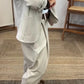 Women Collar Jacket+pants Temperament Commuting Suit