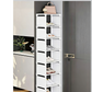 👠 50% OFF NOW! 🚪 Vertical Shoe Rack for Entryway – Space-Saving, Sturdy Metal Frame & Easy Assembly 👟