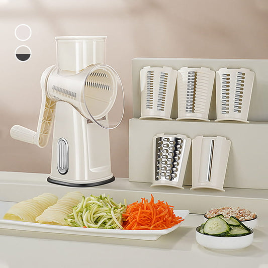 💐60% OFF ! Multifunctional Rotary Vegetable Grater – Quick Shredding in Seconds 🥕⚡【Limited Offer】