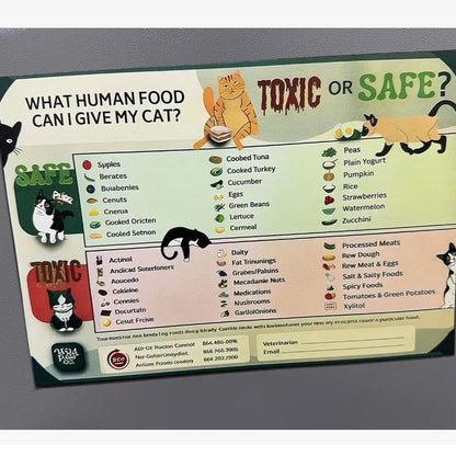 💐50% OFF ! Cat Food Safety Fridge Magnet – Kitchen Essential 🧲🐈【Flash Sale】