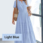 💐50% OFF ! Smocked Maxi Dress – Great for Travel & Summer Strolls ☀️🧳【Flash Sale】