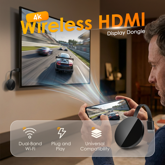 💐50% OFF ! 4K Wireless Display Adapter – Plug & Play, Works with All Devices 📡🔌【Limited Stock】