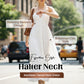 💐50% OFF ! Tiered Maxi Dress with Plunging Neckline – Romance & Femininity 🌸💫【Special Price】