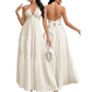 💐50% OFF ! Tiered Maxi Dress with Plunging Neckline – Romance & Femininity 🌸💫【Special Price】