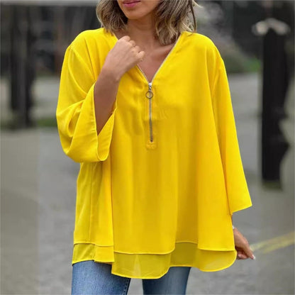 💐50% OFF ! Elegant Casual Top – Perfect for Any Occasion, Soft Fit 🌸👜【Limited Stock】