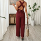💐50% OFF ! Jumpsuit with Metal Ring Detail – Chic Look for Parties & Cocktails ✨🥂【Exceptional Price】