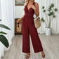 💐50% OFF ! Jumpsuit with Metal Ring Detail – Chic Look for Parties & Cocktails ✨🥂【Exceptional Price】