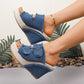 💐50% OFF ! Denim Platform Sandals – Ultimate Comfort for Everyday 👡☁️【Limited Offer】