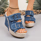 💐50% OFF ! Denim Platform Sandals – Ultimate Comfort for Everyday 👡☁️【Limited Offer】