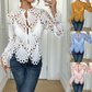 💐50% OFF ! New Arrival: Trendy Lace Blouse – Boho Chic Style 🌼✨【Flash Sale】