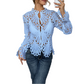 💐50% OFF ! New Arrival: Trendy Lace Blouse – Boho Chic Style 🌼✨【Flash Sale】
