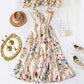 💐60% OFF ! Plus Size Floral Midi Dress – Lightweight & Perfect for Spring 🌸🌿【Limited Offer】