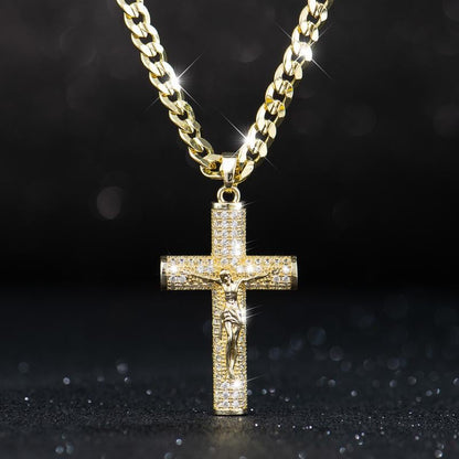 💐50% OFF! Jesus Crucifix Pendant Necklace – Timeless & Elegant Design ⛪✨【Limited Offer】
