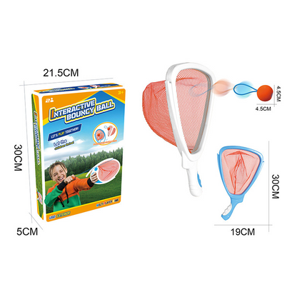 💐50% OFF ! Portable Paddle & Bouncy Ball Kit – Family Fun On the Go 👨‍👩‍👧‍👦❤️【Limited Stock】