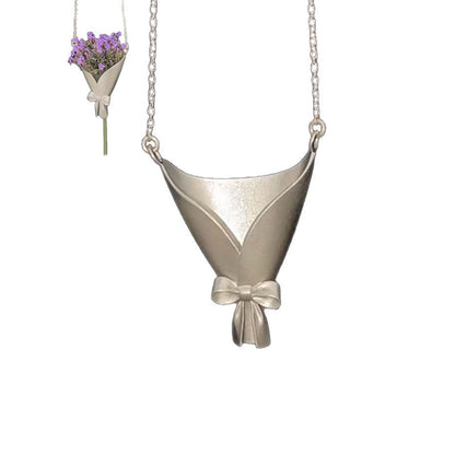 💐50% OFF ! Gift Bouquet Necklace – The romantic gift for her 💖🎁【Limited Offer】