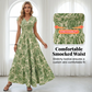 💐60% OFF! Floral Print Maxi Dress – The Essence of Spring-Summer 🌼🦋【Limited Offer】