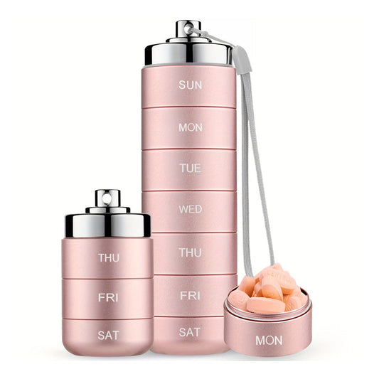 💐50% OFF ! Waterproof Portable Pill Organizer – Perfect for Travel & On-the-Go 💧🌍【Limited Offer】