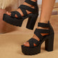 💐60% OFF ! High Heel Platform Sandals – Elegant Summer Style 👠✨【Limited Offer】