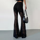 💐50% OFF ! Floral Lace Flare Pants – Trendy & Feminine ✨👖【Limited Offer】