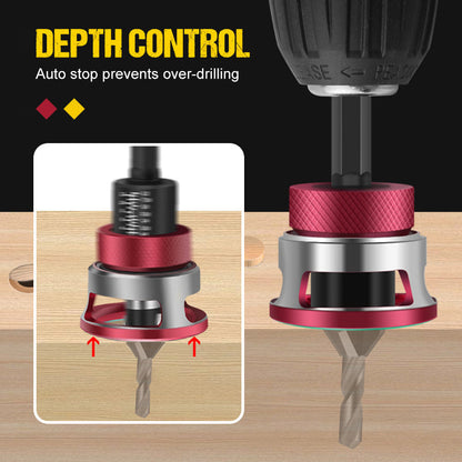 💐50% OFF ! Countersink Drill Bit with Depth Stop – Clean & Precise Drilling 🎯🔩【Limited Stock】