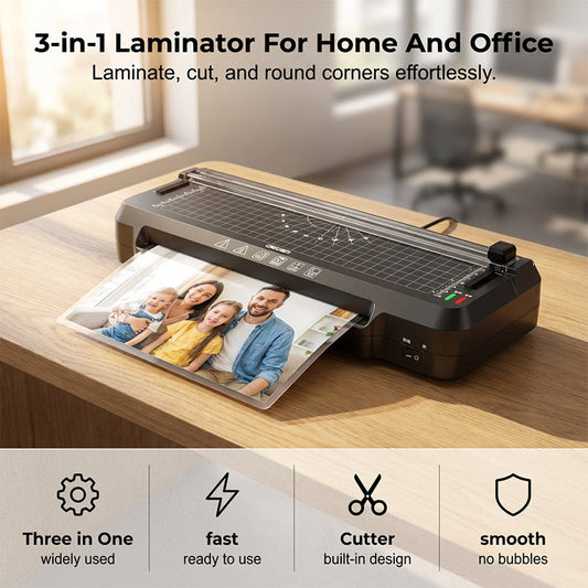 💐60% OFF ! A4 Laminator – Pro Finish with Trimmer & Corner Rounder 🎨🖼️【Limited Offer】
