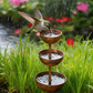 💐50% OFF ! 3-Tier Metal Bird Feeder – Anti-Tip Stable Design 🛡️🐦【Limited Offer】