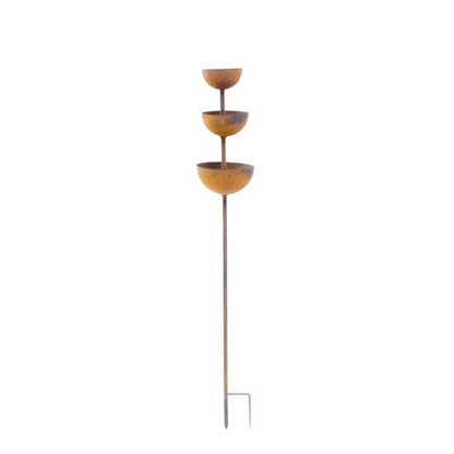 💐50% OFF ! 3-Tier Metal Bird Feeder – Anti-Tip Stable Design 🛡️🐦【Limited Offer】