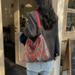 💐50% OFF ! Women’s PVC Plaid Shopper Bag – Waterproof & Lightweight 🌧️🎒【Exceptional Price】