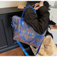 💐50% OFF ! Women’s PVC Plaid Shopper Bag – Waterproof & Lightweight 🌧️🎒【Exceptional Price】