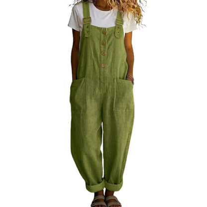 💐60% OFF ! Women‘s Casual Loose Overalls – Comfort & Everyday Style 💛🌿【Limited Offer】