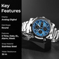 💐50% OFF ! Men‘s Analog-Digital Watch – Full Functions 🌍🔊【Limited Offer】