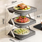 🍽️ 50% OFF NOW! 📦 Multi-Layer Dish & Prep Tray Storage Rack – Collapsible Design, Space-Saving, Perfect for Kitchen Counter & Hot Pot Nights ✨