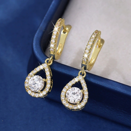 💐50% OFF ! Elegant Teardrop Dangle Hoop Earrings – 50K+ Sold in 2026 💎🔥【Limited Offer】