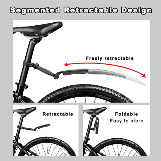 💐50% OFF ! Retractable & Adjustable Bike Mudguard – Fits All Bicycles 🔧🚲【Limited Offer】