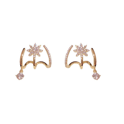 💐50% OFF ! Sparkling Claw Earrings – Shine Day & Night ✨💎【Limited Offer】