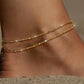 💐50% OFF ! Delicate Layered Anklet – Multi‑Chain Design for Your Ankle ✨🌸【Exceptional Price】
